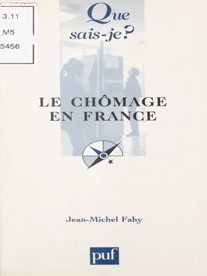 cover image of Le chômage en France